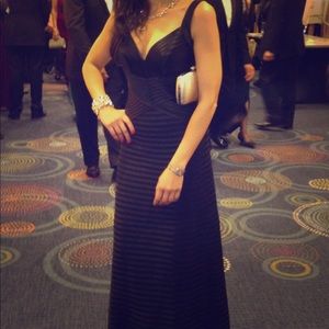 BCBGMaxAzria Dresses - BCBG Herve Leger inspired evening gown-like new! BCBGMaxAzria Dresses - BCBG Herve Leger inspired evening gown-like new!